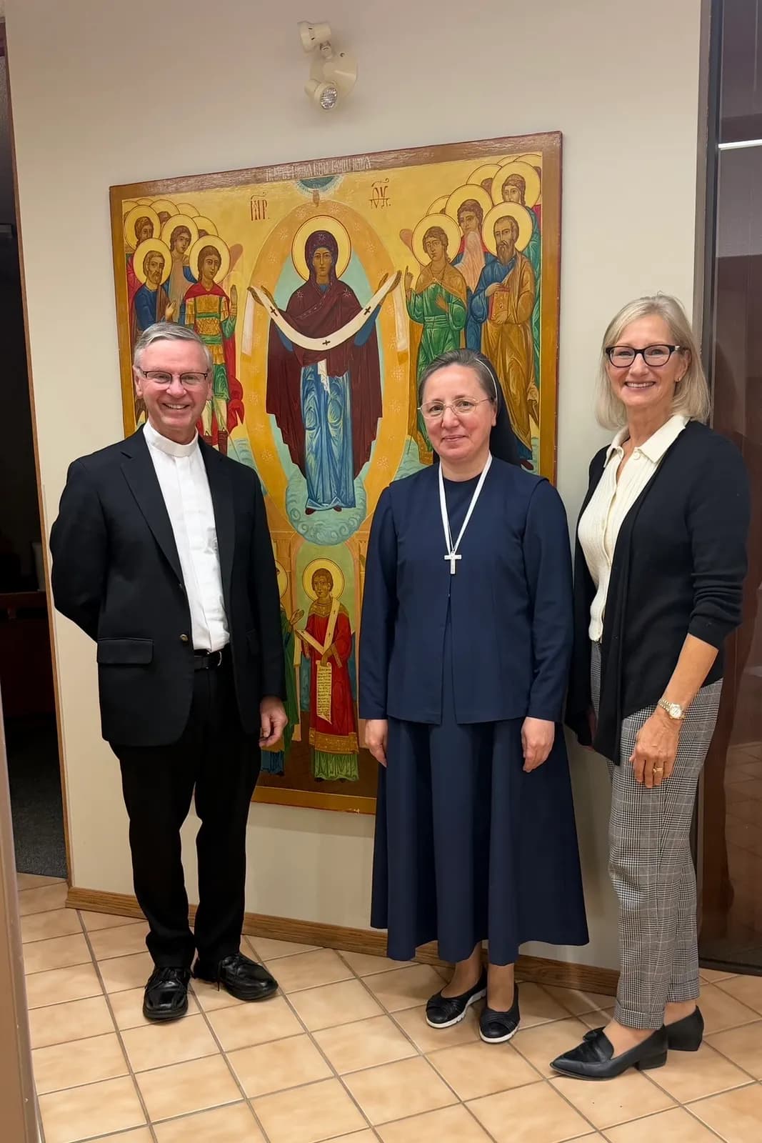 Sr. Iryna Khomin Visits Edmonton 