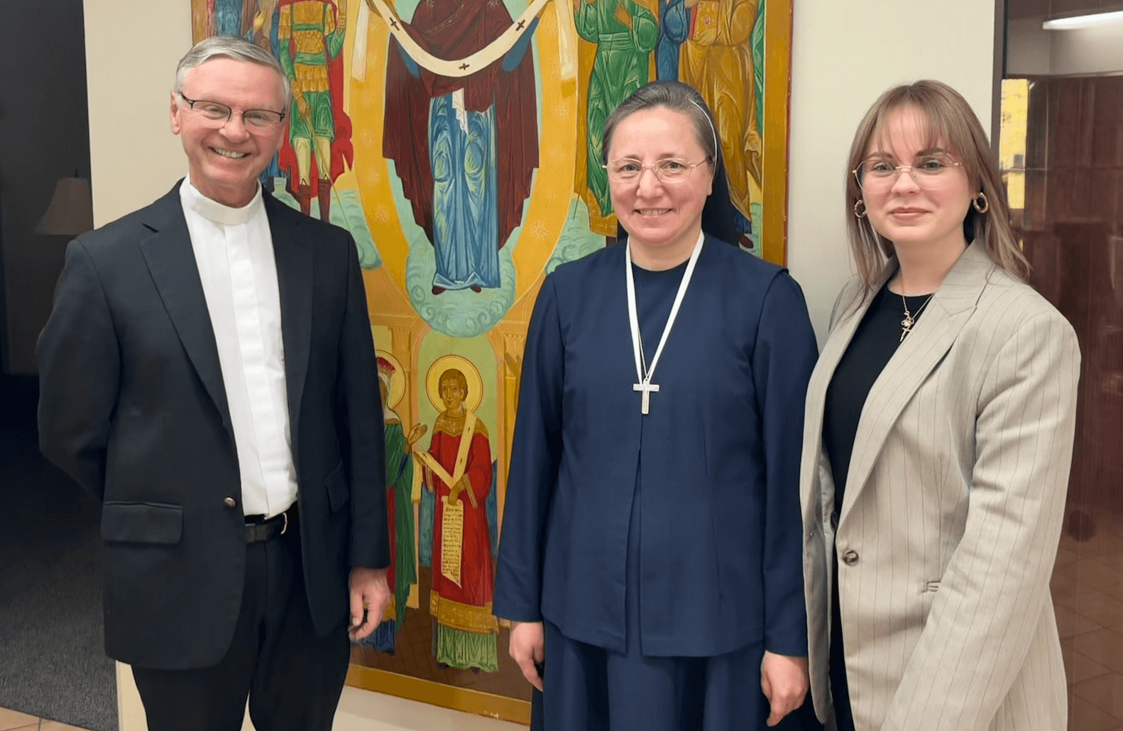 Sr. Iryna Khomin Visits Edmonton 