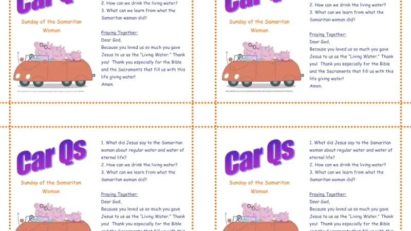 Pascha – The Samaritan Woman – Car Questions cover