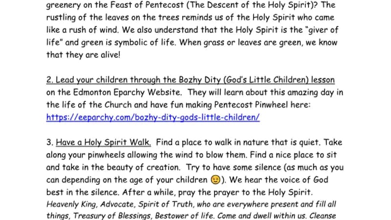 Pentecost For the Domestic Church cover