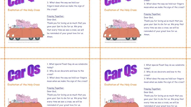 Yr 2 Exaltation of the Holy Cross Car Qs cover