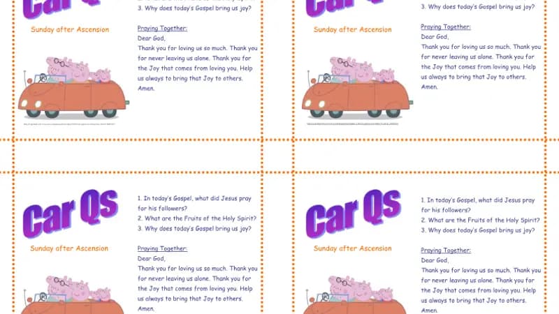 Sunday after Ascension – Fathers of Nicea – Car Questions cover