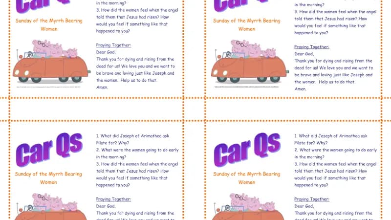 Pascha – Myrrh Bearing Women – Car Questions cover