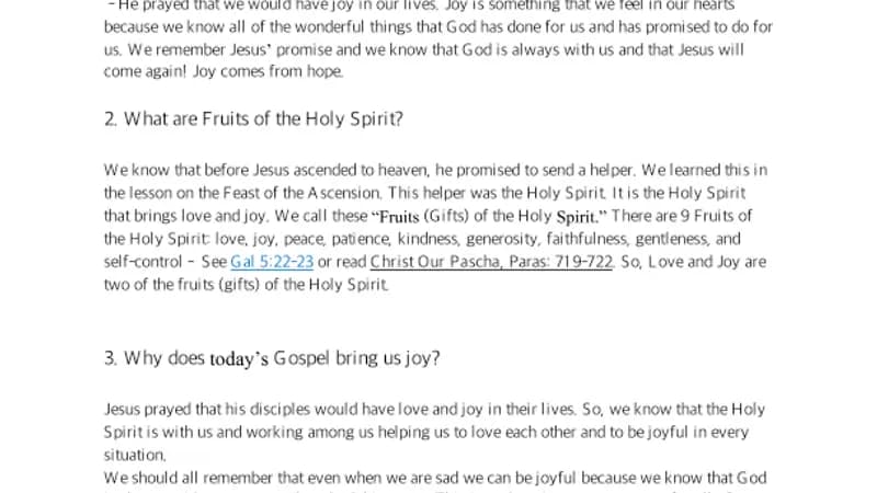 Sunday after Ascension – Fathers of Nicea – Parent Cheat Sheet cover