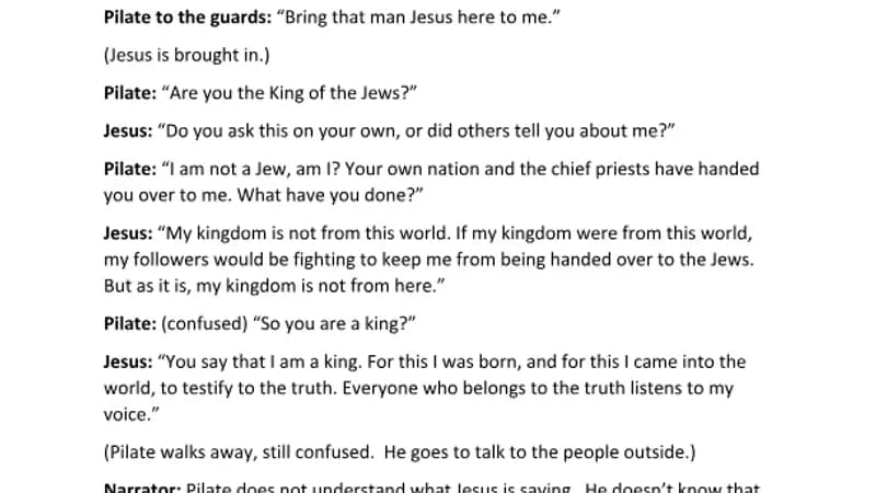 Christ the King – Script cover
