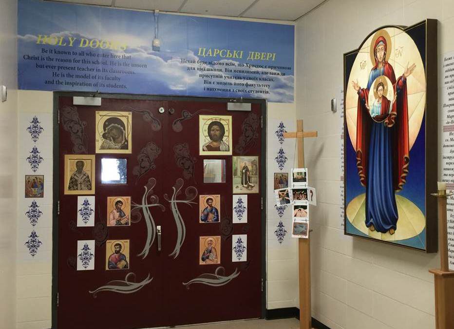 Photos: Door of Mercy at St. Martin Catholic Elementary School, Edmonton