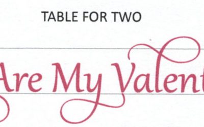 Table for Two: Are you My Valentine