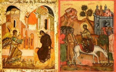 March 25 – Palm Sunday: The Lord’s Entrance into Jerusalem; Annunciation of Our Most Holy Lady, the Mother of God and Ever-Virgin Mary; Passing into Eternal Life (1944) of Blessed Omelian (Emil) Kovch, Priest of Peremyshliany and Martyr of Majdanek