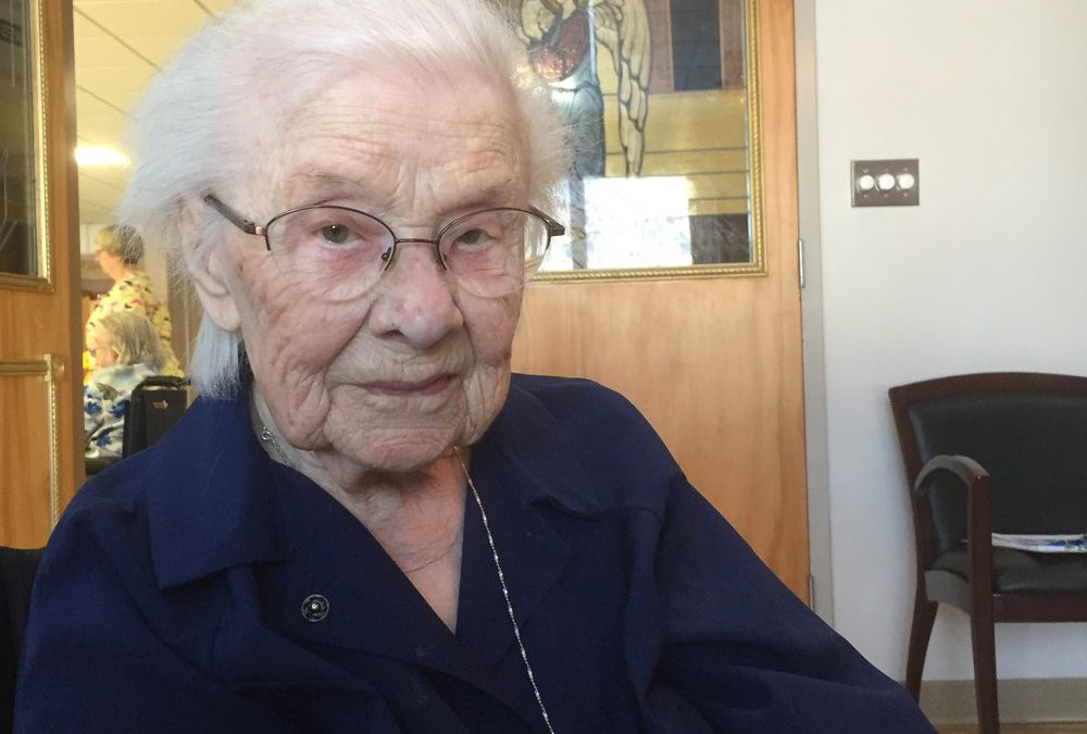 A lifetime of Service Turning 105, Sister Aloysia Continues to Help Others