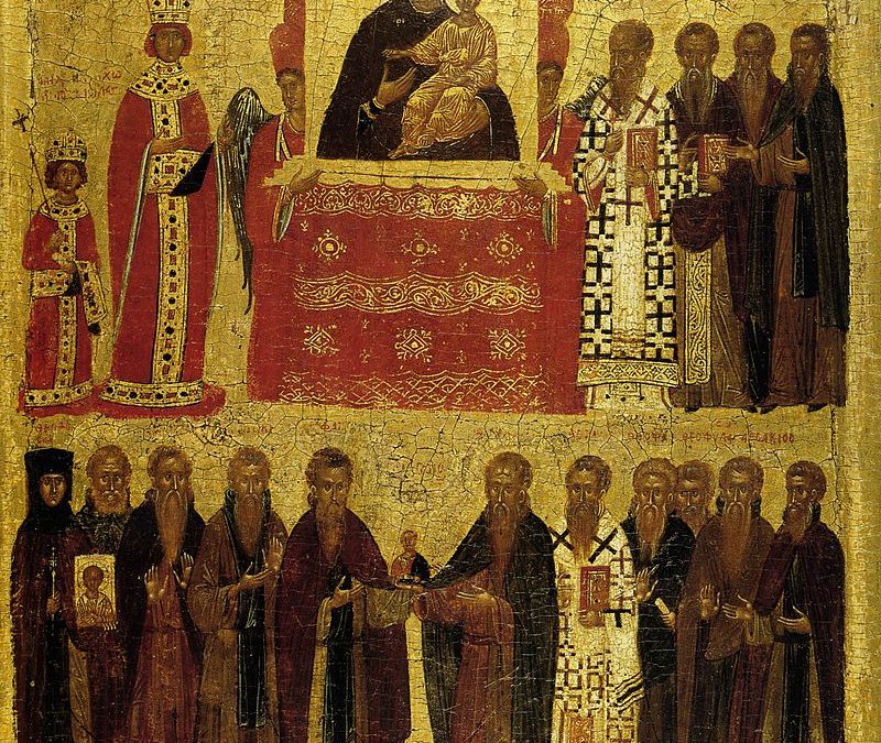 March 10; First Sunday of the Great Fast: The Sunday of Orthodoxy, Octoechos Tone 1; The Holy Martyr Codratus and Those with Him (249-51)