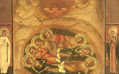 Aug 4; Eighth Sunday after Pentecost, Octoechos Tone 7; The Seven Holy Youths of Ephesus; Holy Venerable-Martyr Eudocia (98-117)