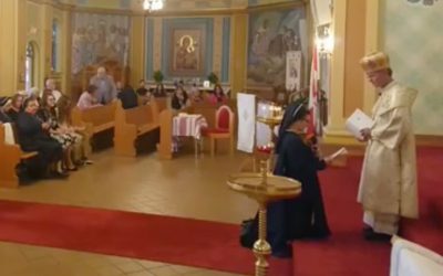VIDEO: Sister Emily Schietzsch’s Final Vows and Divine Liturgy.