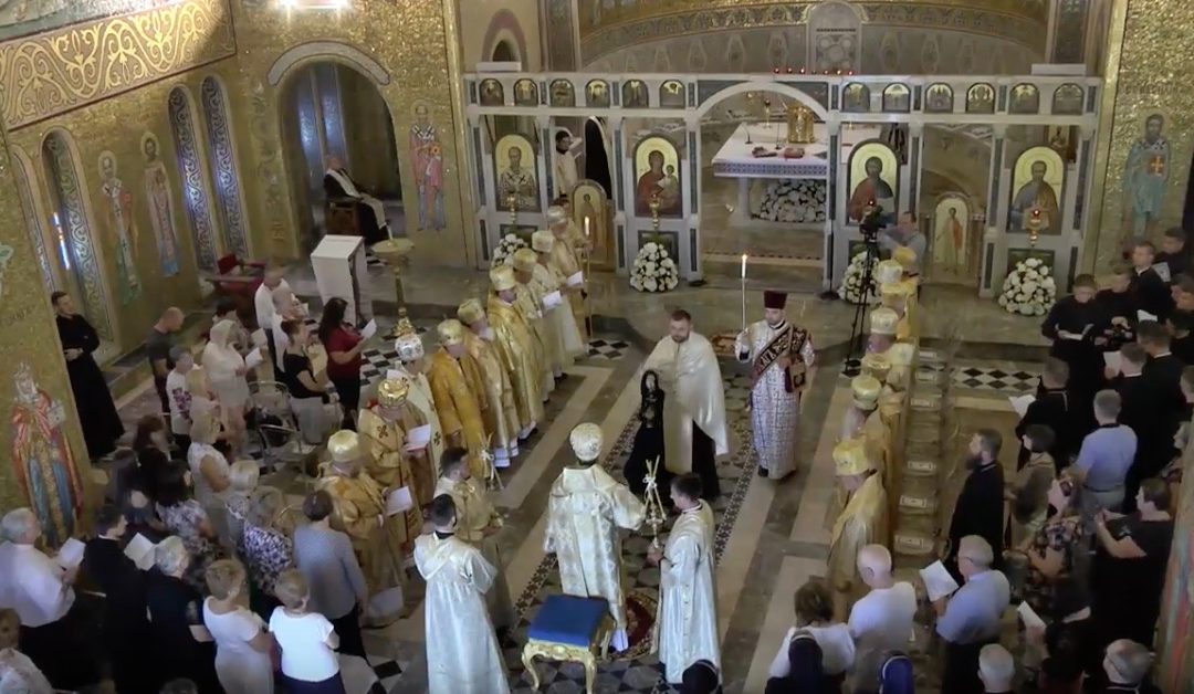 VIDEO: UGCC Bishops Gather for Great Vespers and Divine Liturgy at St. Sophia Parish in Rome