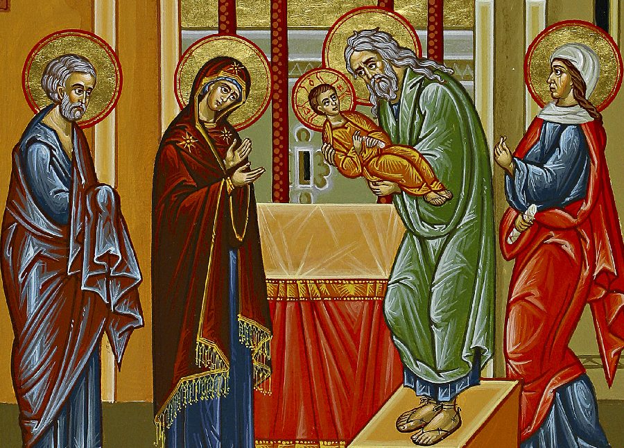Icon of the Encounter of our Lord in the Temple