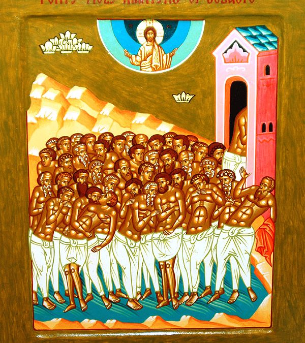 Mar 9; The Holy Forty Martyrs of Sebaste (321-23)