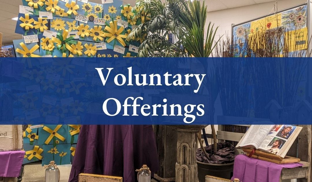 Voluntary Offerings On The Occasion Of Liturgical Celebrations
