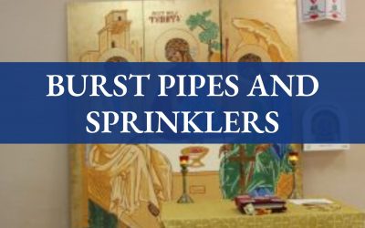 Addressing a Burst Pipe or Sprinkler Malfunction