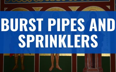 Addressing a Burst Pipe or Sprinkler Malfunction