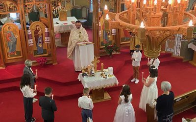 Solemn Holy Communion Celebration at St. Vladimir’s Parish, Red Deer