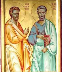 June 11: The Holy Apostles Bartholomew and Barnabas