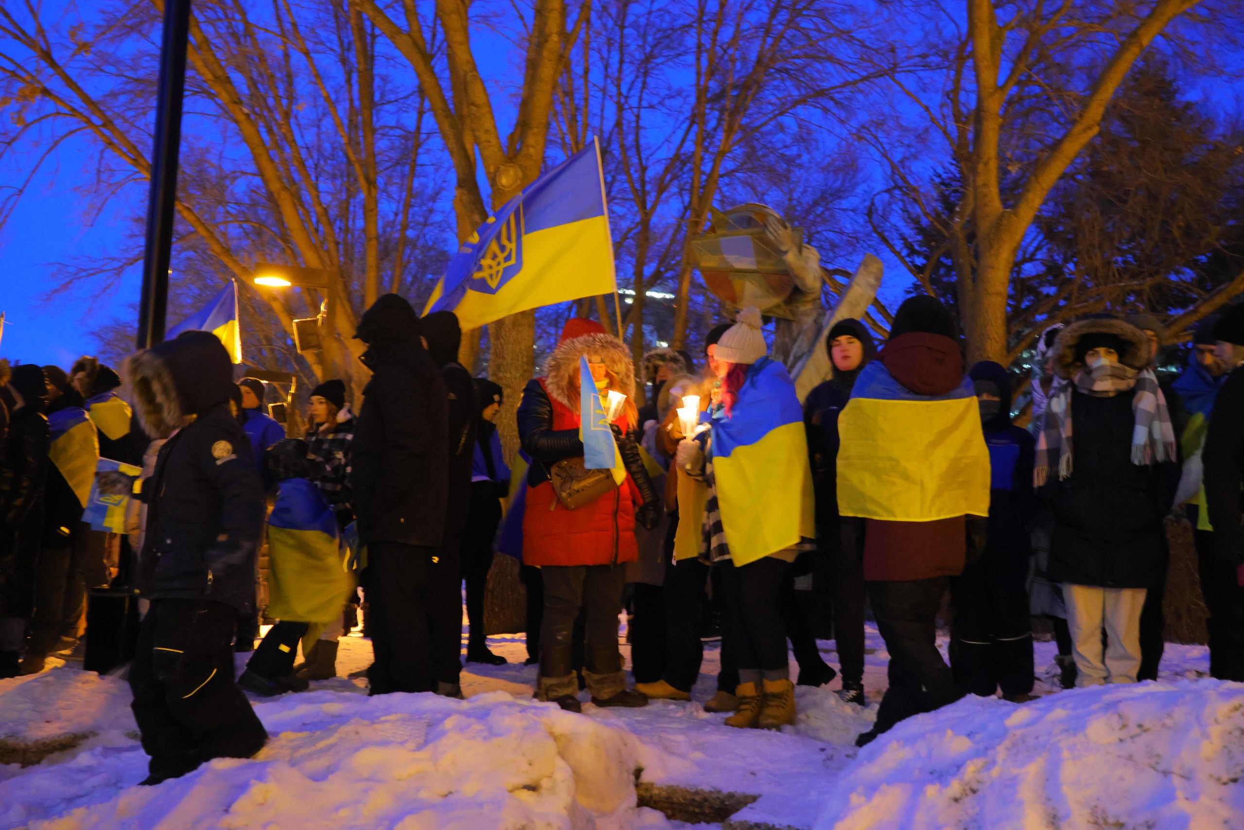 Unbreakable Ukraine: United We Stand Edmonton Rally