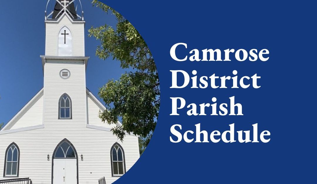 2024 Camrose District Parish Schedule