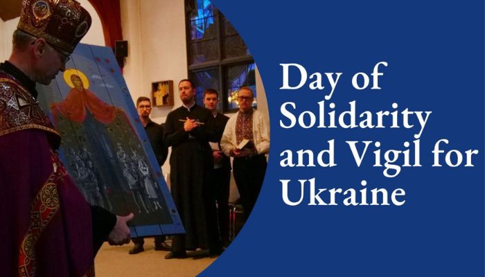 Eparchy Hosts Day of Solidarity and Vigil for Ukraine at St. Joseph’s College
