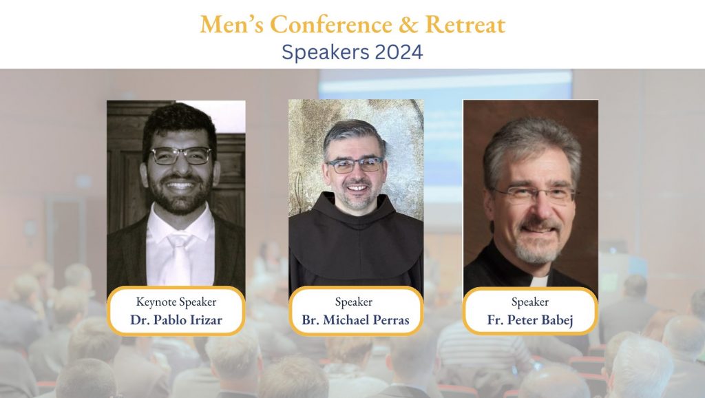 Men’s conference, Christian men’s retreat, grow in faith, holiness, men of faith, spiritual growth, Catholic conference, Edmonton men’s retreat, Holy Spirit Seminary, faith and brotherhood, men of God.