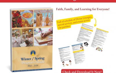 Eparchial Program Guide 2025-2026: Events, Prayer Times, and More!